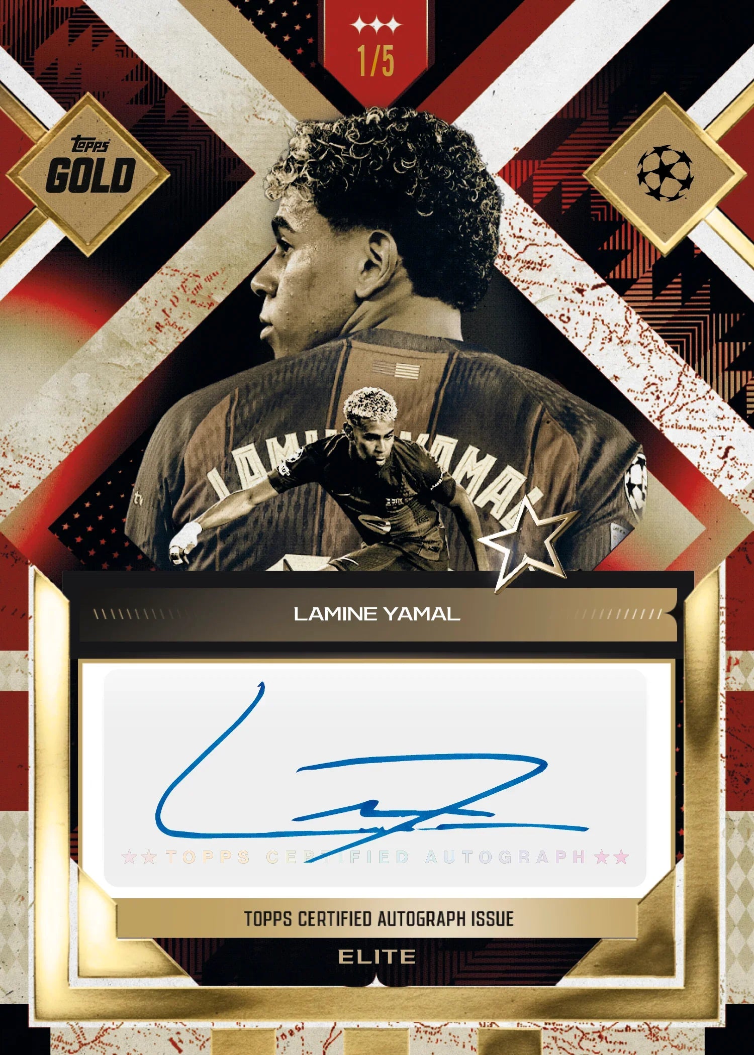 2025-26 Topps UEFA Club Competitions Gold Box