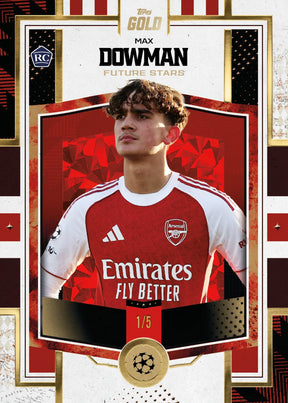 2025-26 Topps UEFA Club Competitions Gold Box