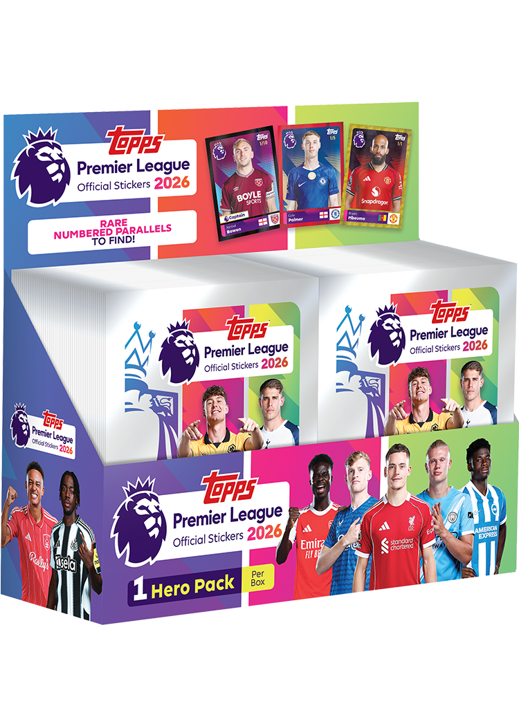 Premier League Stickers 2026 - Display Box