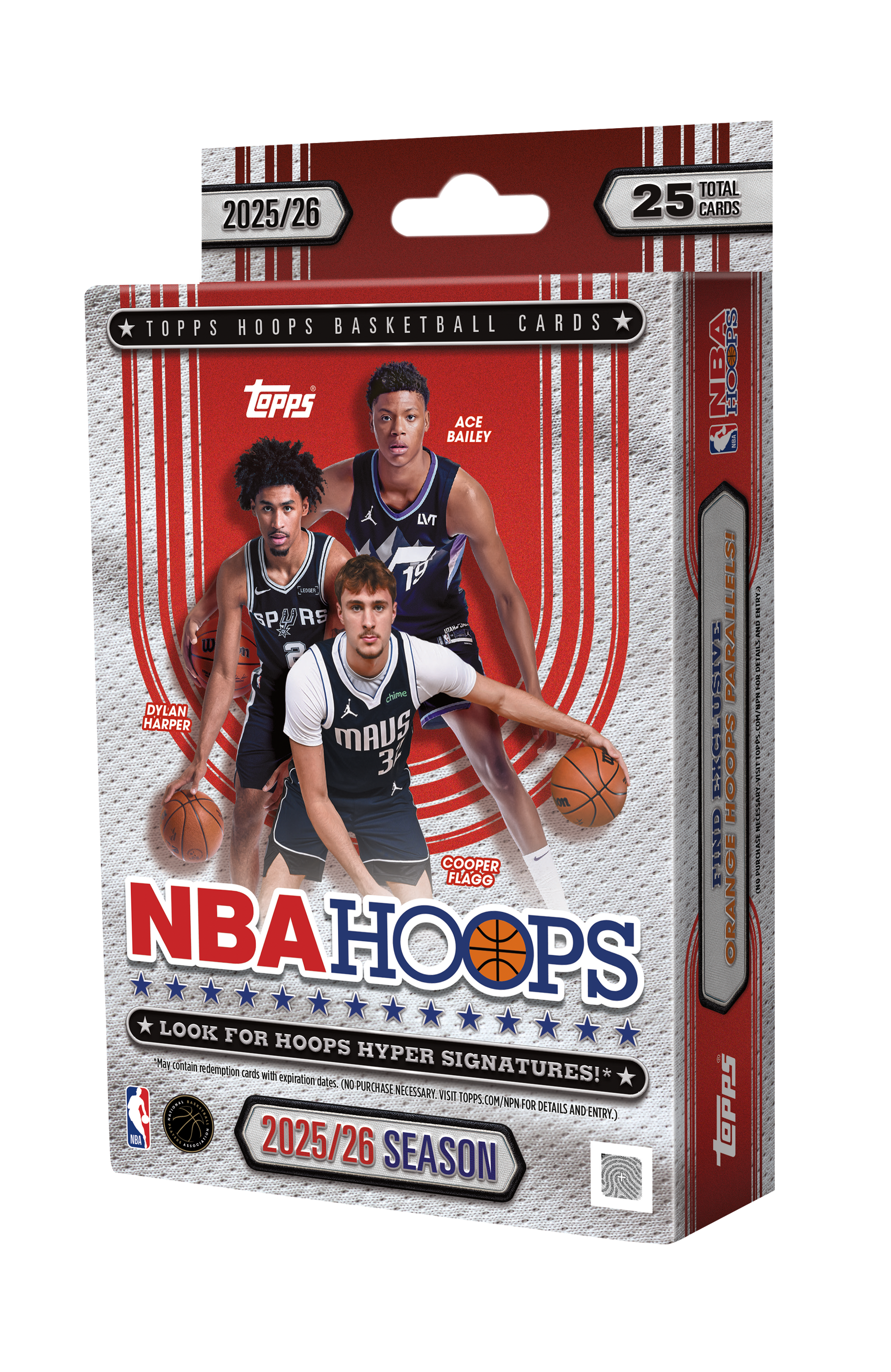 2025-26 Topps NBA Hoops Basketball - Hanger Box
