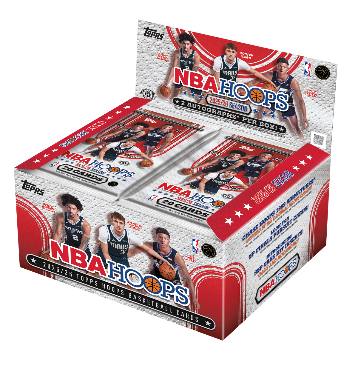 2025-26 Topps NBA Hoops Basketball - Jumbo Box