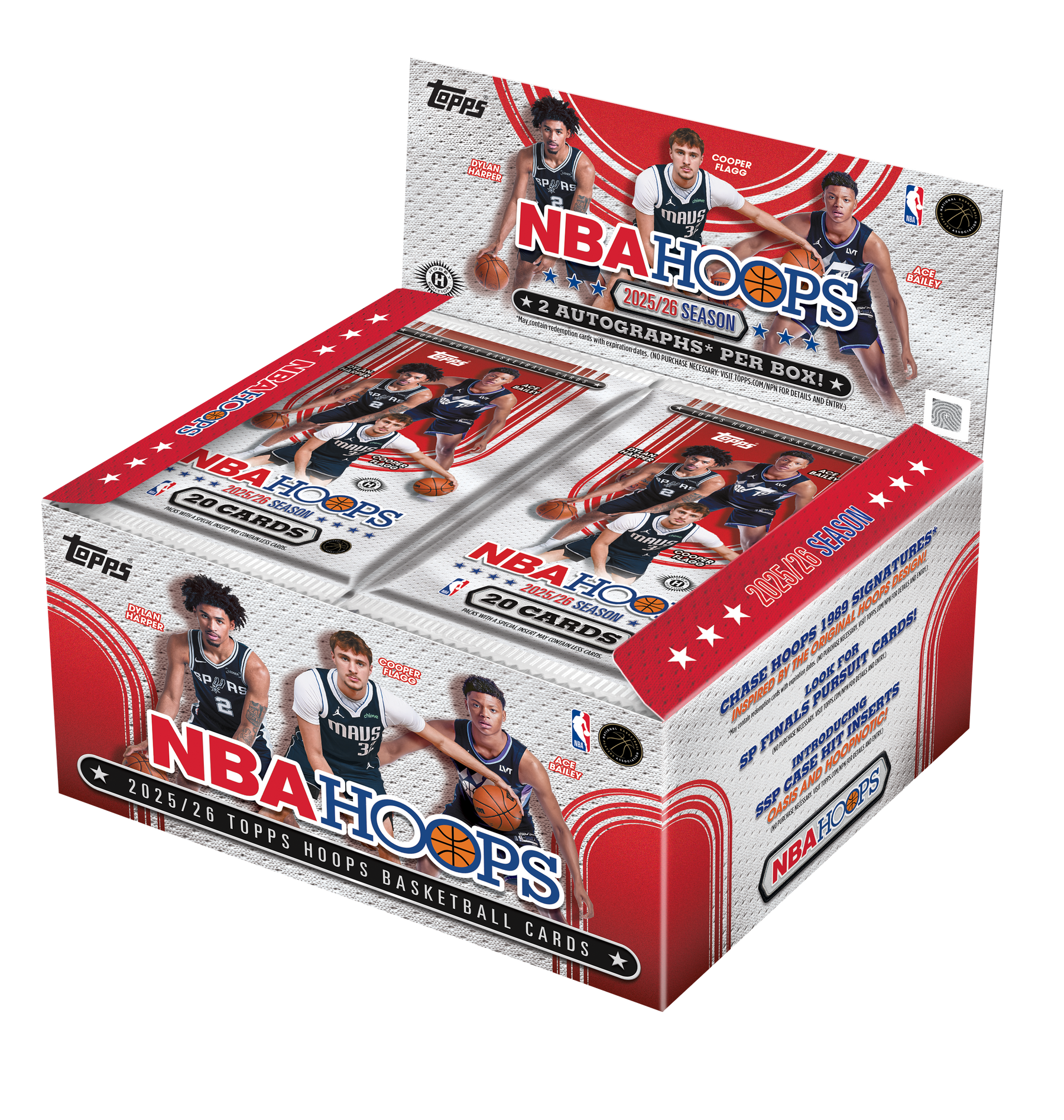 2025-26 Topps NBA Hoops Basketball - Jumbo Box