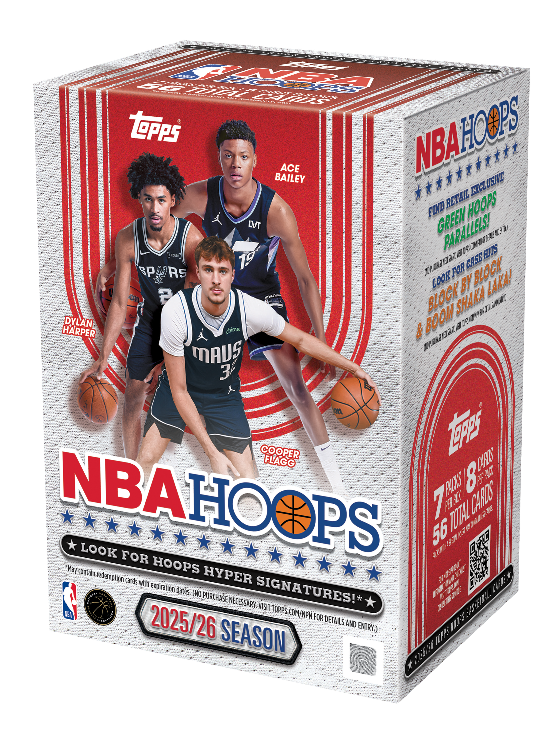 2025-26 Topps NBA Hoops Basketball - Value Box