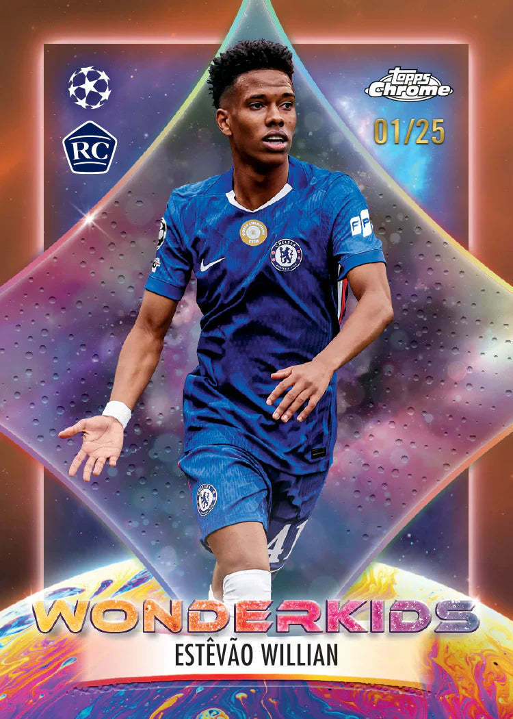 2025-26 Topps Chrome UEFA Club Competitions - Mega Box