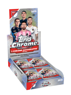2025 Topps Chrome MLS - Hobby Box