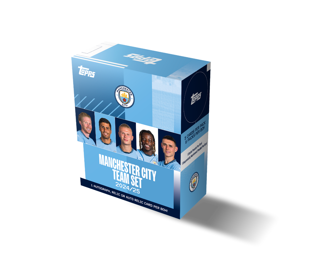 2024-25 Topps Manchester City FC Team Set Box