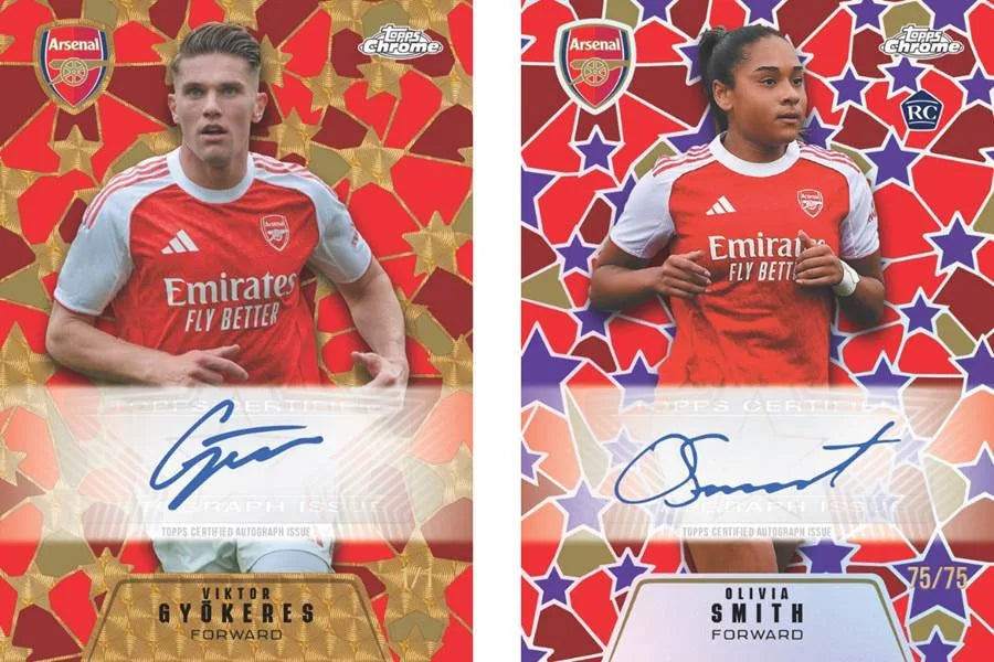 2025-26 Topps Arsenal Chrome Hobby Box