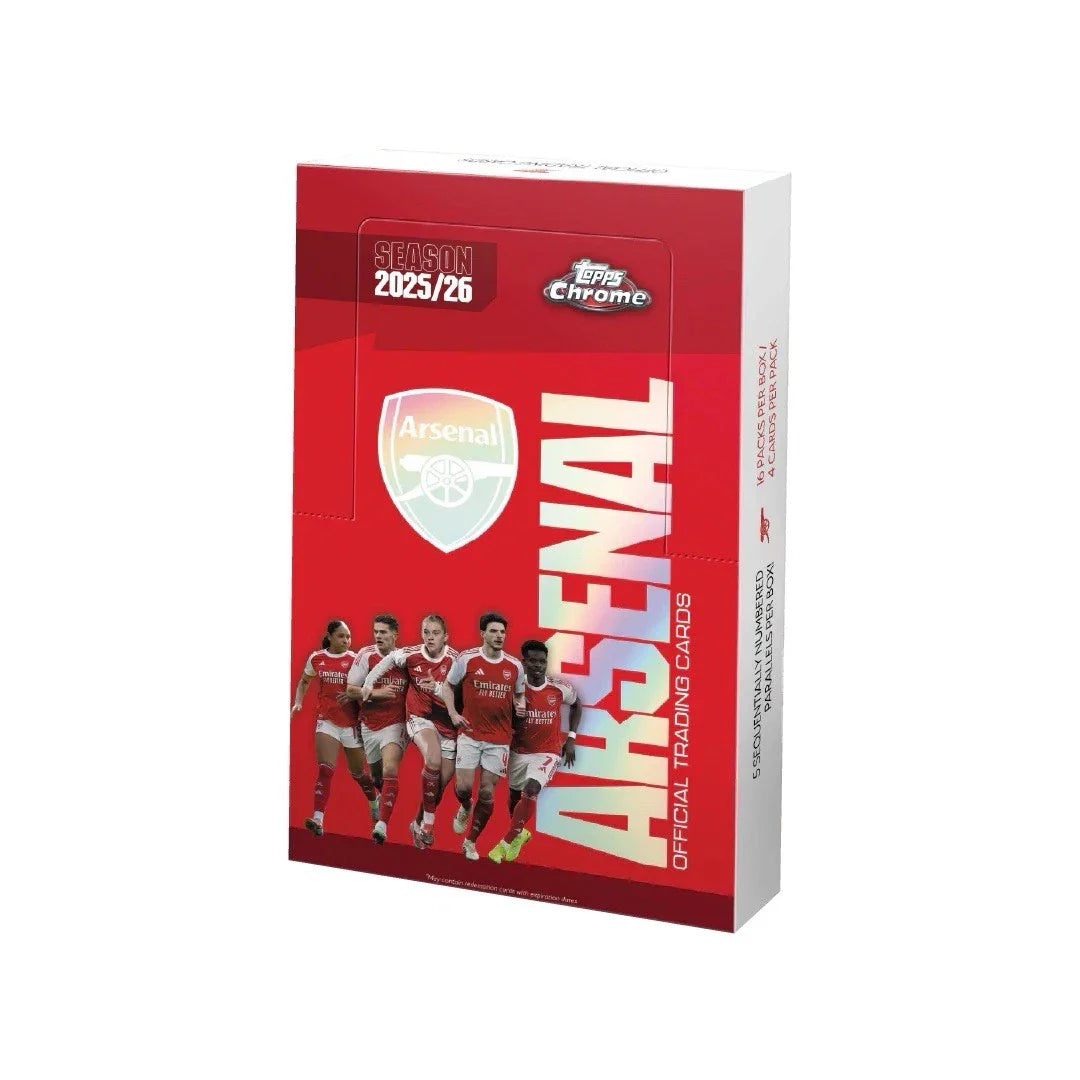 2025-26 Topps Arsenal Chrome Hobby Box